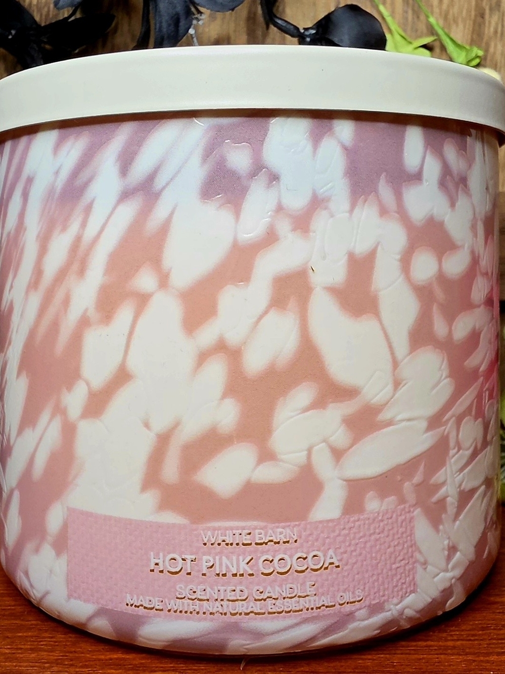 Bath & Body Works Hot Pink Cocoa 3-Wick Scented Candle